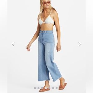 Billabong Free Fall Indigo wide leg jeans